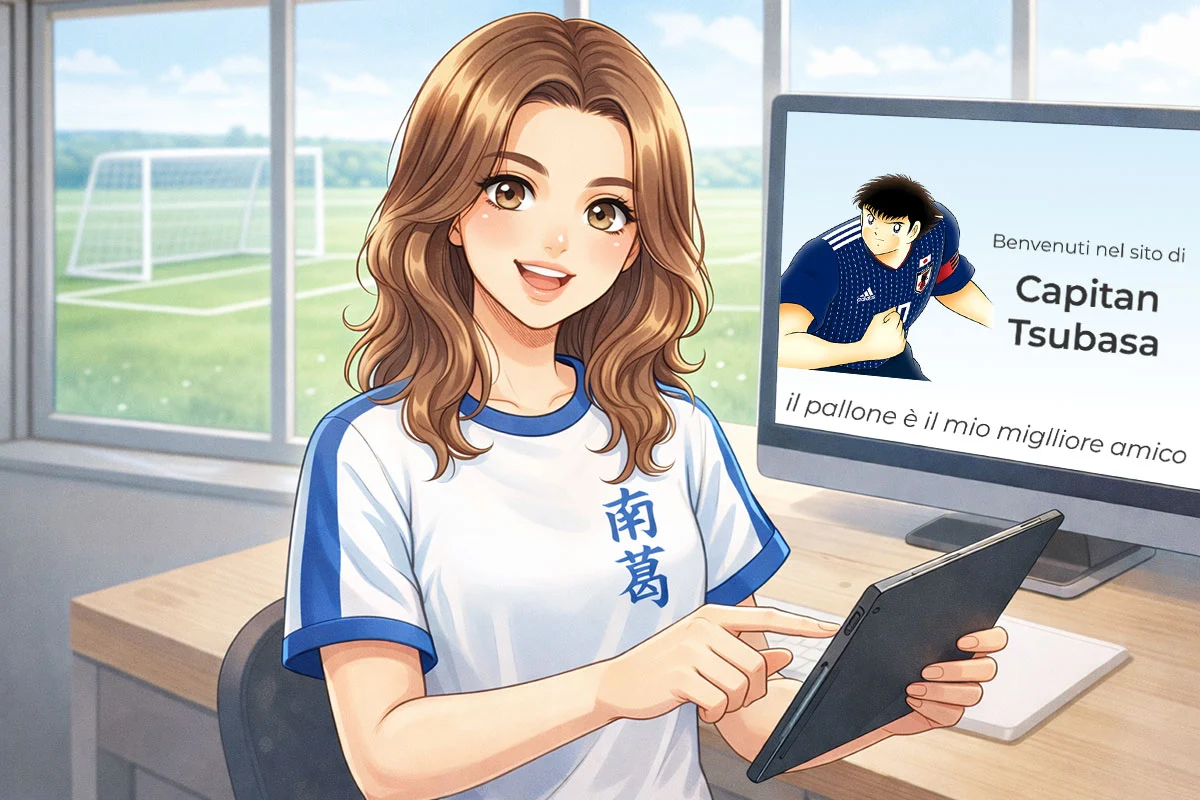 Valentina Salerno founder di Capitan-Tsubasa.it